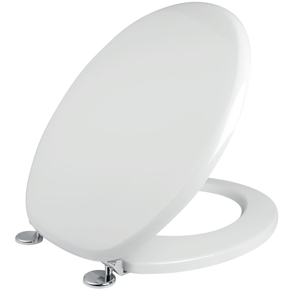 0046_seat Κάλυμμα Τουαλέτας Πολυεστερικά - Universal σε Λευκό 0046 by ΕΛΒΙΤ - Image 1