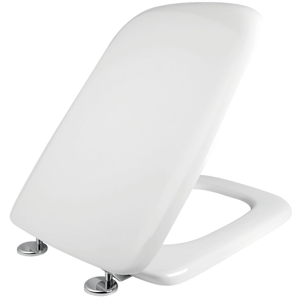 0085_seat Κάλυμμα Τουαλέτας Πολυεστερικά - Τετράγωνο σε Λευκό 0085 by ΕΛΒΙΤ - Image 1