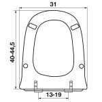 Κάλυμμα Τουαλέτας Πολυεστερικά - Dama σε Λευκό 0150 by ΕΛΒΙΤ - Image 2