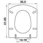 Κάλυμμα Τουαλέτας Πολυεστερικά - DAMA SENSO σε Λευκό 0196 by ΕΛΒΙΤ - Image 2