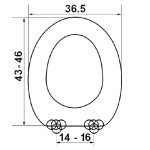 Κάλυμμα Τουαλέτας Βακελιτικά - Universal σε Λευκό 0203 by ΕΛΒΙΤ - Image 2