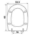 Κάλυμμα Τουαλέτας Πολυεστερικά - APOLLO Ideal Standard σε Λευκό 0225 by ΕΛΒΙΤ - Image 2