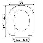Κάλυμμα Τουαλέτας Βακελιτικά - PASSEPARTOUT σε Λευκό 0264 by ΕΛΒΙΤ - Image 2