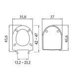 Κάλυμμα Τουαλέτας Βακελιτικά - σε Λευκό 0284 by ΕΛΒΙΤ - Image 2