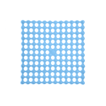 Αντιολισθητικό ταπέτο GOLF Σιέλ