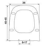 Καπάκι Λεκάνης Πλαστικό - Fiesta σε Λευκό 0341 by ΕΛΒΙΤ - Image 4