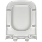 Καπάκι Λεκάνης Πλαστικό - Τετράγωνο (Slim) σε Λευκό 0344 by ΕΛΒΙΤ - Image 2
