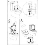 Καπάκι Λεκάνης Πλαστικό - Τετράγωνο (Slim) σε Λευκό 0344 by ΕΛΒΙΤ - Image 6