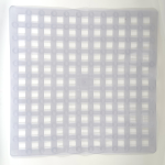 Αντιολισθητικό ταπέτο SQUARE Διάφανο