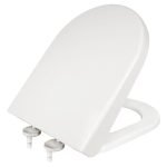 Κάλυμμα Τουαλέτας Βακελιτικά - ΒΕΡΓΙΝΑ DSHAPE ΜΙΚΡΟ σε Λευκό 0402 by ΕΛΒΙΤ