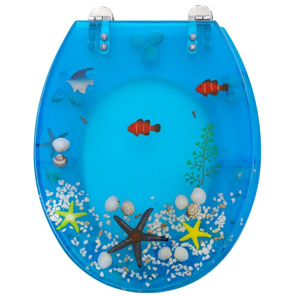 1093 Κάλυμμα Τουαλέτας Διακοσμητικά - Σχέδιο Ψάρια 1093 by ΕΛΒΙΤ - Image 1