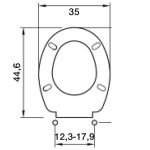 Κάλυμμα Τουαλέτας Βακελιτικά - VERSO σε Λευκό 1246 by ΕΛΒΙΤ - Image 2