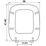 Κάλυμμα Τουαλέτας Πολυεστερικά - σε Λευκό 1248 by ΕΛΒΙΤ - Image 2