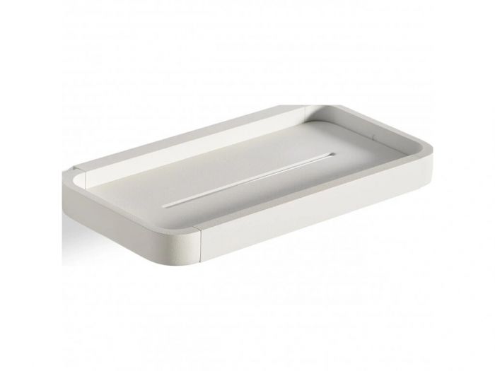 14467 Ράφι Ντουζιέρας Αλουμινίου 22x11,4x2 Rim White - 14467 By Zone Denmark - Image 1