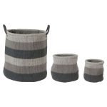 Knitted 15x15 grey καλάθι αποθήκευσης Sealskin - Image 2