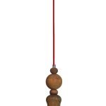 HL-026R-1 MELODY AGED WOOD PENDANT
