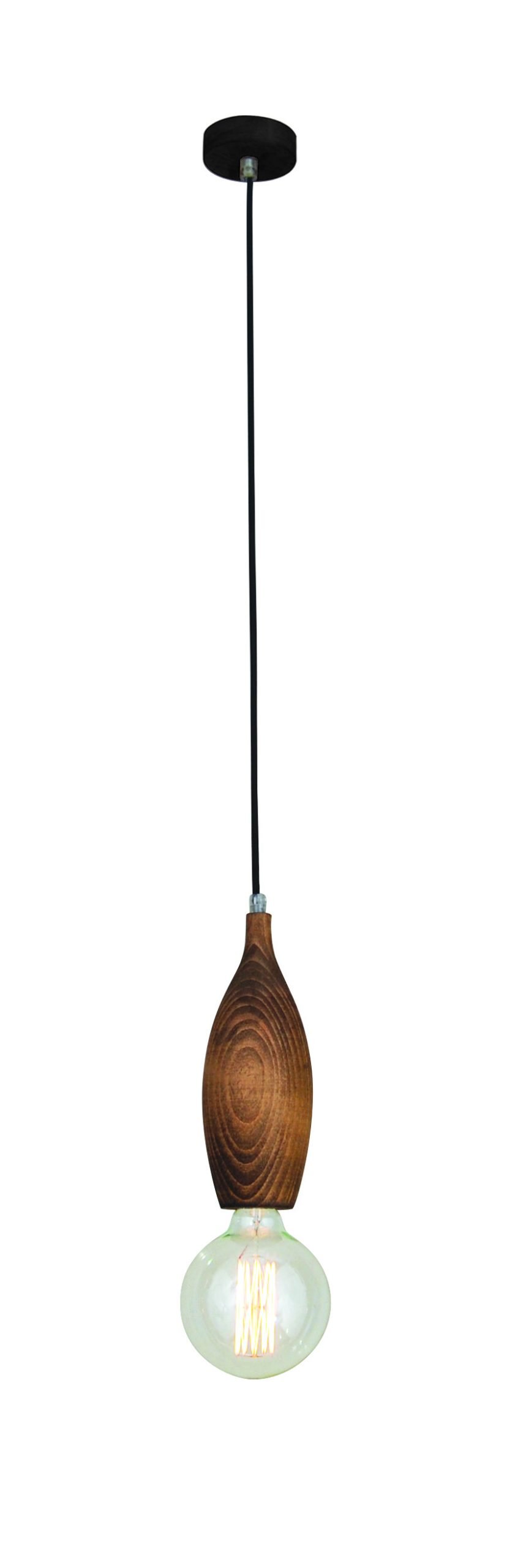 77-2724 HL-028R-1 MELODY AGED WOOD PENDANT - Image 1