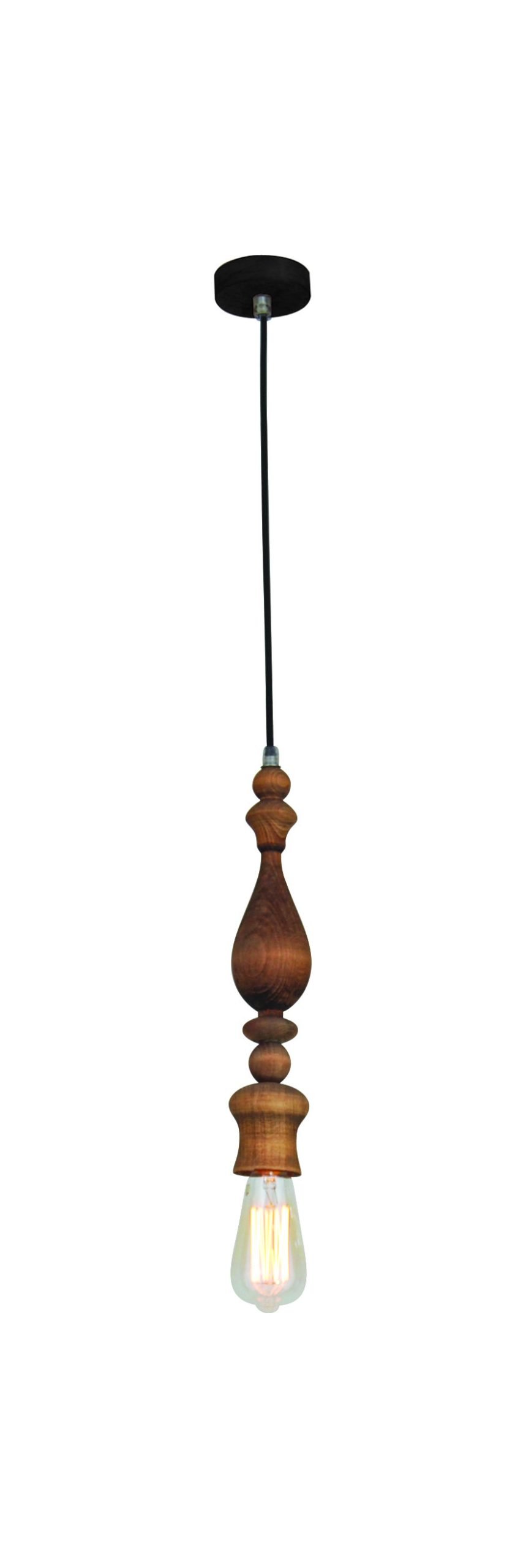 77-2726 HL-030R-1 MELODY AGED WOOD PENDANT - Image 1