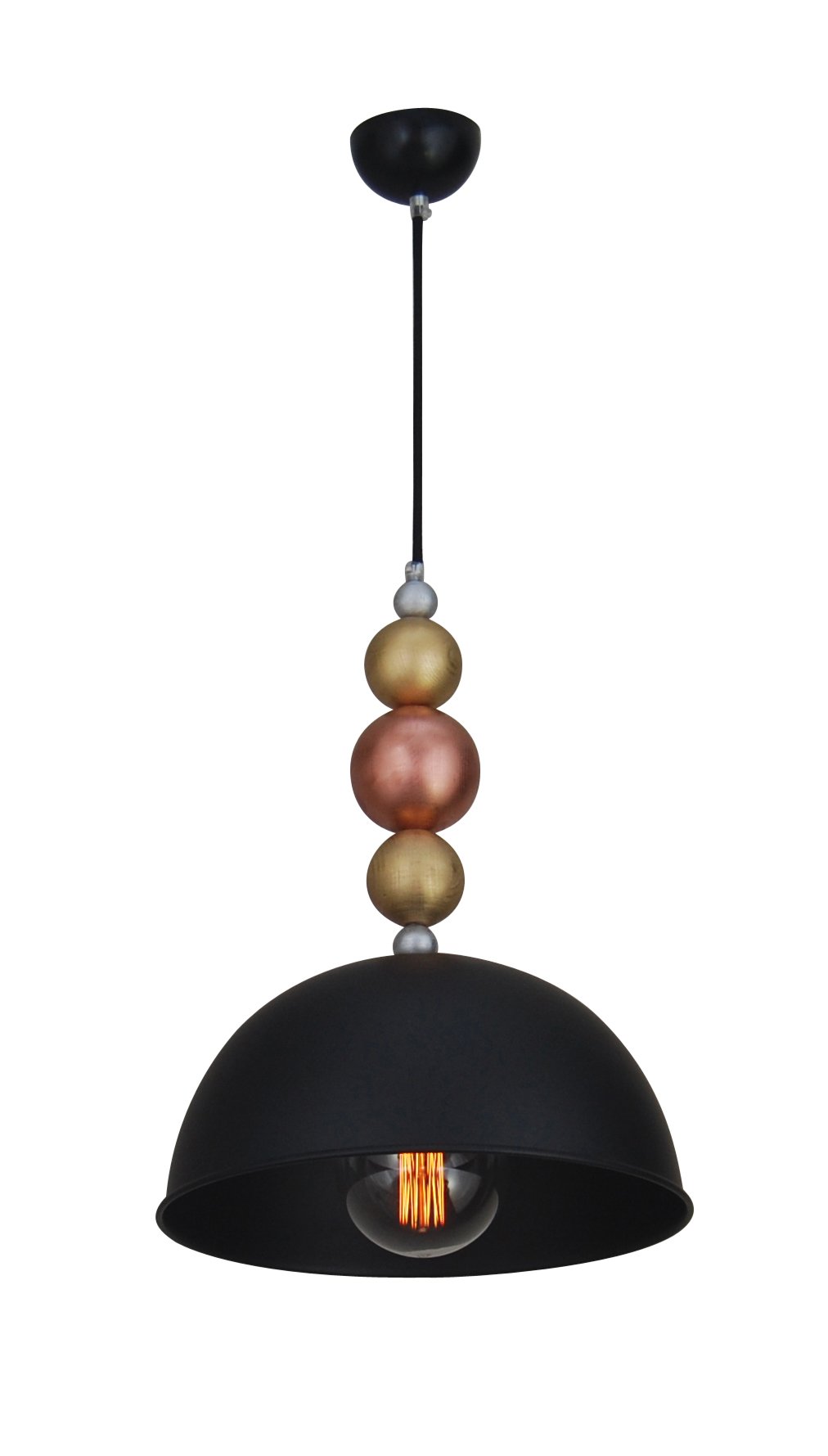 77-2741 HL-044RS-1P MONA BLACK PENDANT - Image 1