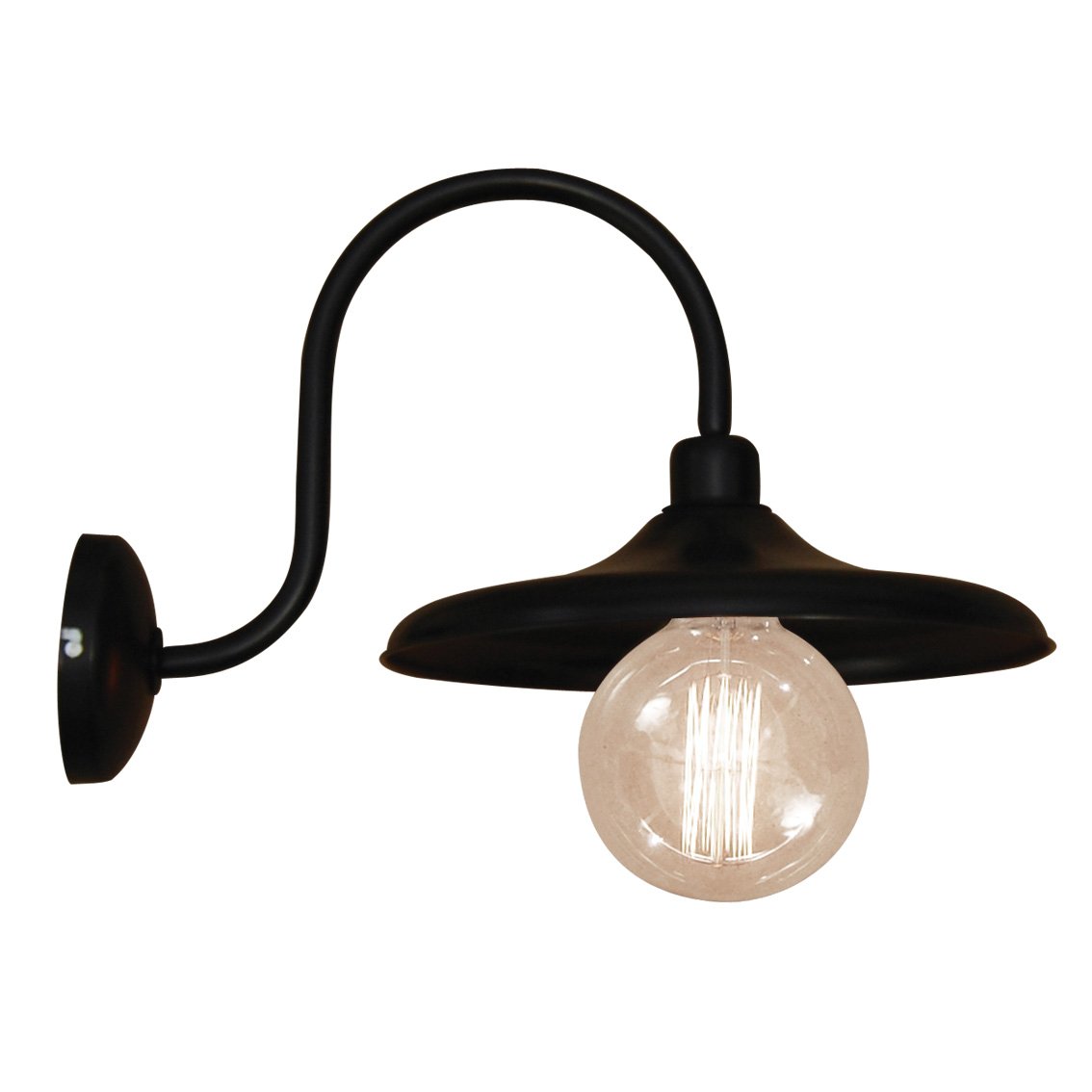 77-2882 HL-116S-1W ADELA BLACK WALL LAMP - Image 1