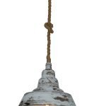 HL-230SG-1P  CECROPIA WORN ANTIQUE WHITE & GOLD MA