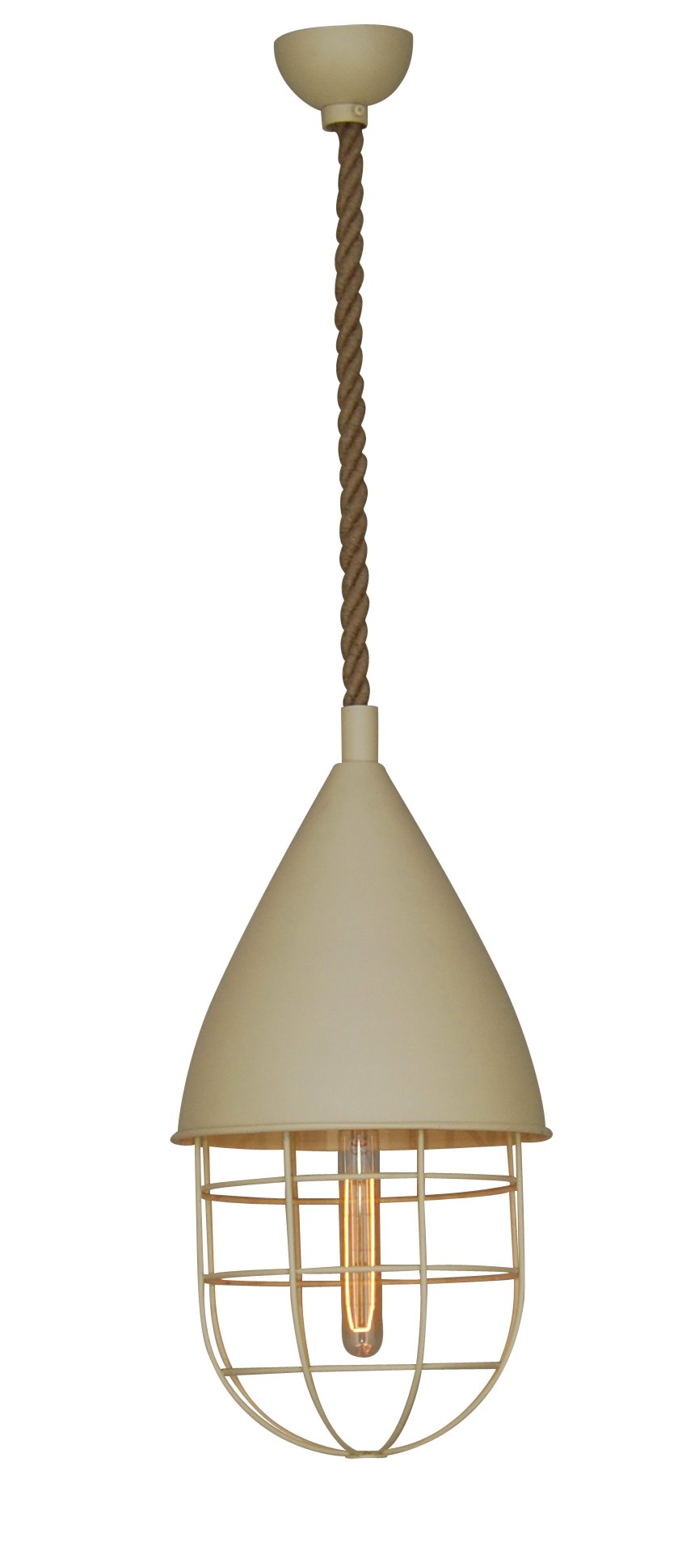 77-3010 HL-231S-1P CLEITUS BEIGE PENDANT - Image 1