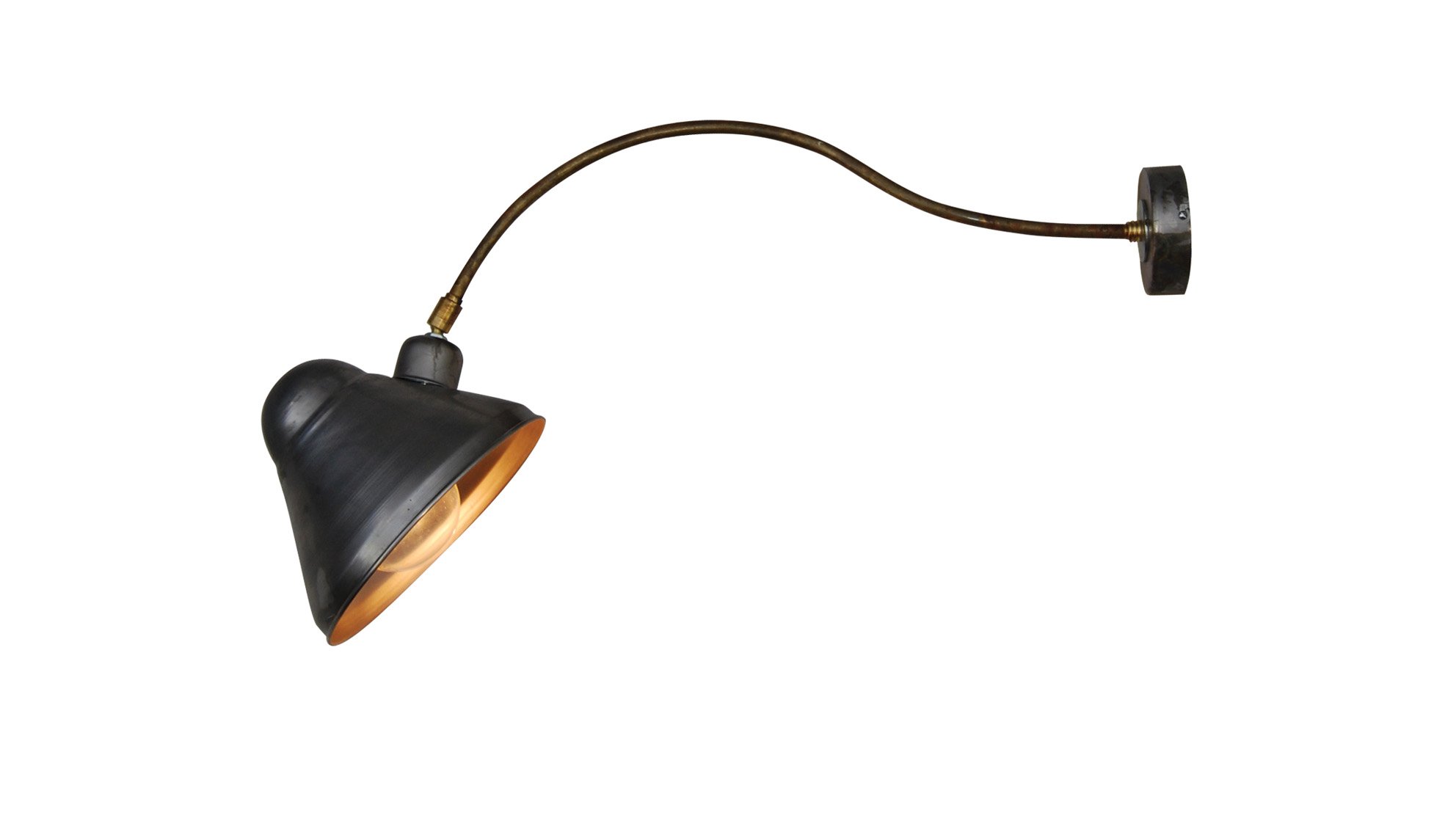 77-3193 HL-127-1W REN BRONZE-GREY WALL LAMP - Image 1