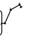 HL-W 14S B FOCUS BLACK SMALL WALL BASE