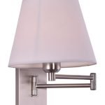 SE 121-1AN DENNIS WALL LAMP NICKEL MAT 1Z5