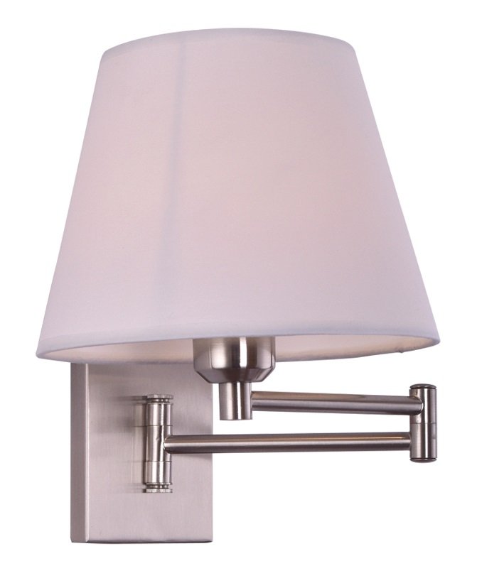 77-3560 SE 121-1AN DENNIS WALL LAMP NICKEL MAT 1Z5 - Image 1