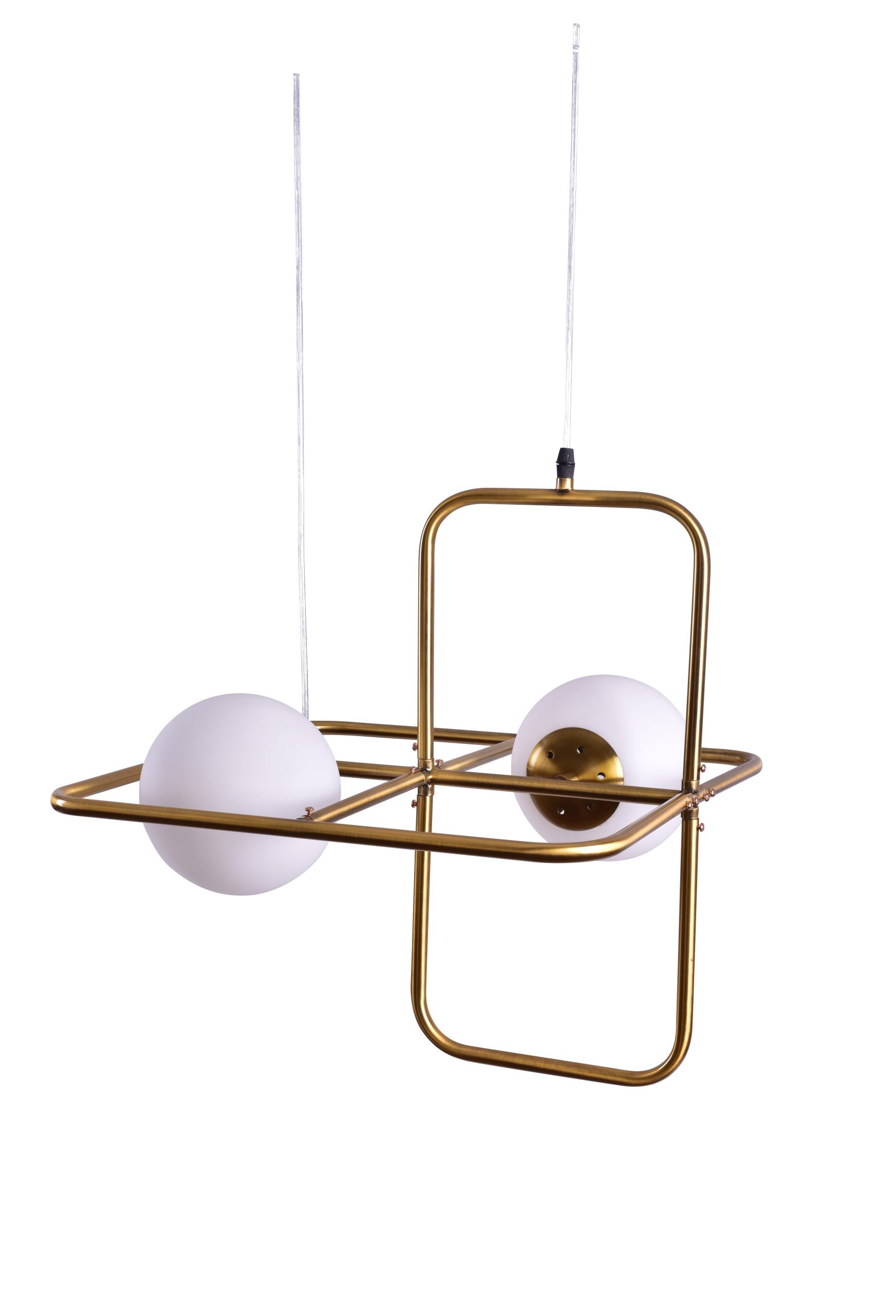 77-3592 SE 133-2PS ATHEN PENDANT LAMP BRUSHED BRASS 1A4 - Image 1