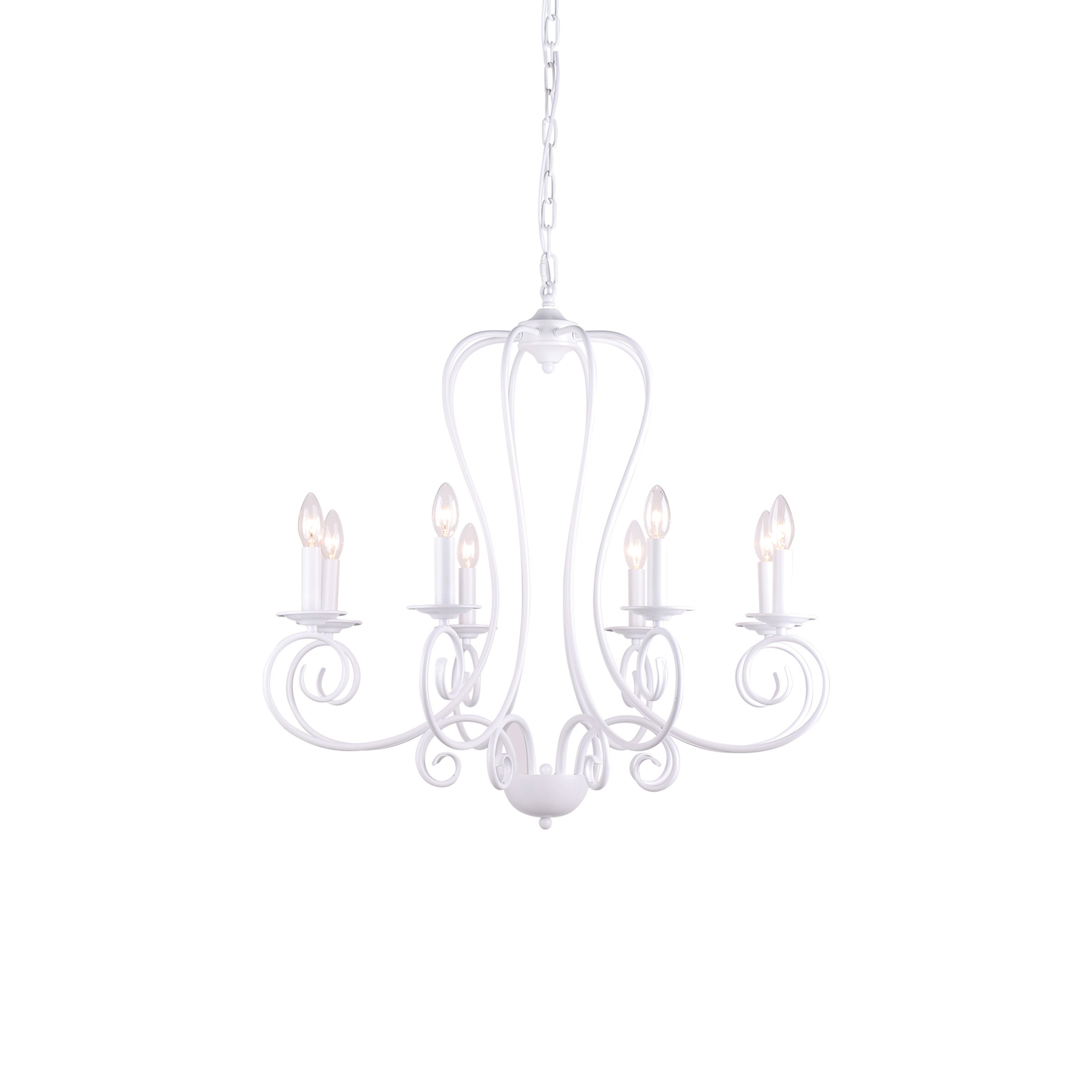 77-3659 C114-8 LARO PENDANT LAMP WHITE 1Z1 - Image 1