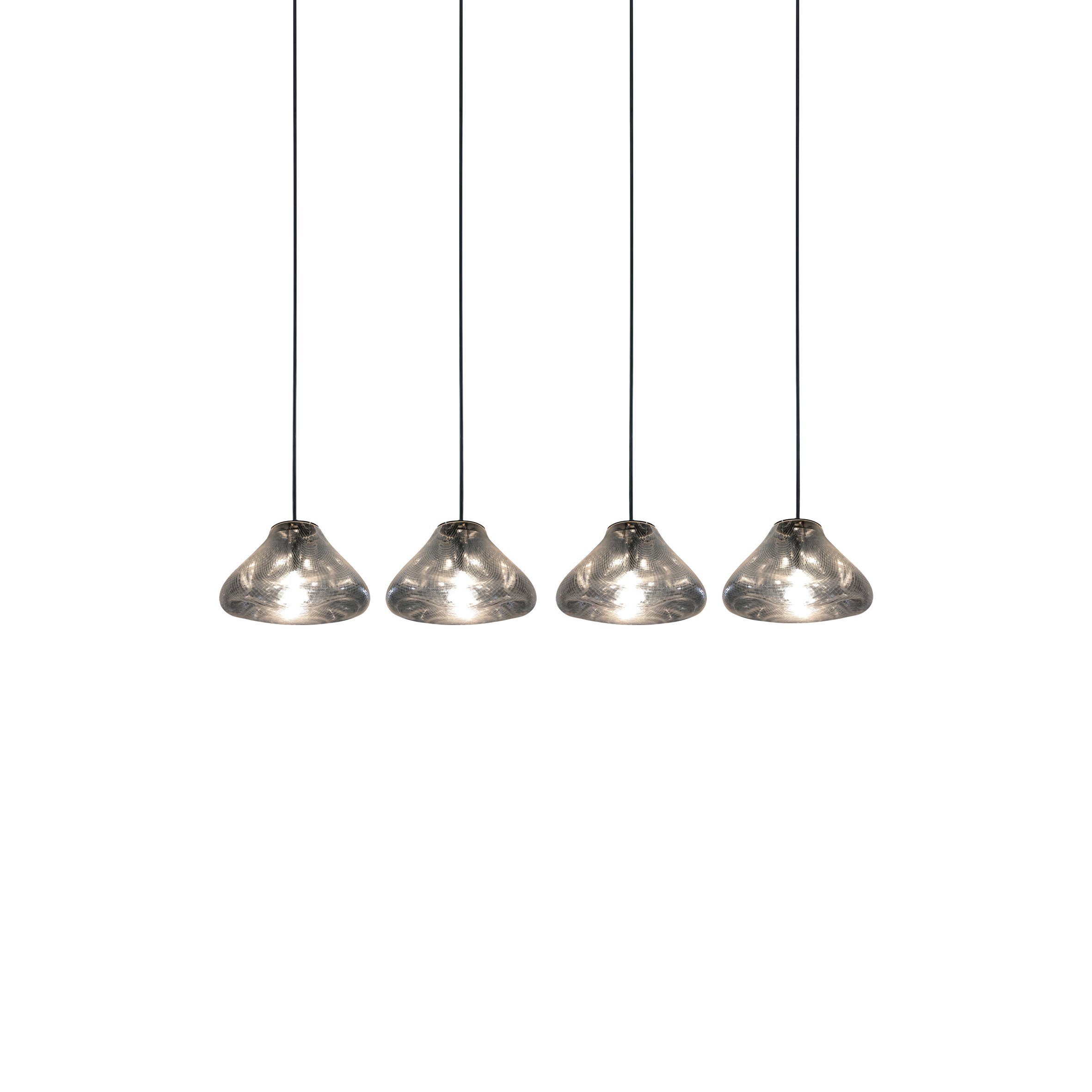 77-3687 WS1420-4 CLOUD PENDANT GLASS+ - Image 1