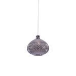 SE4286-01 SM ILENIA PENDANT SMOKE GLASS E4