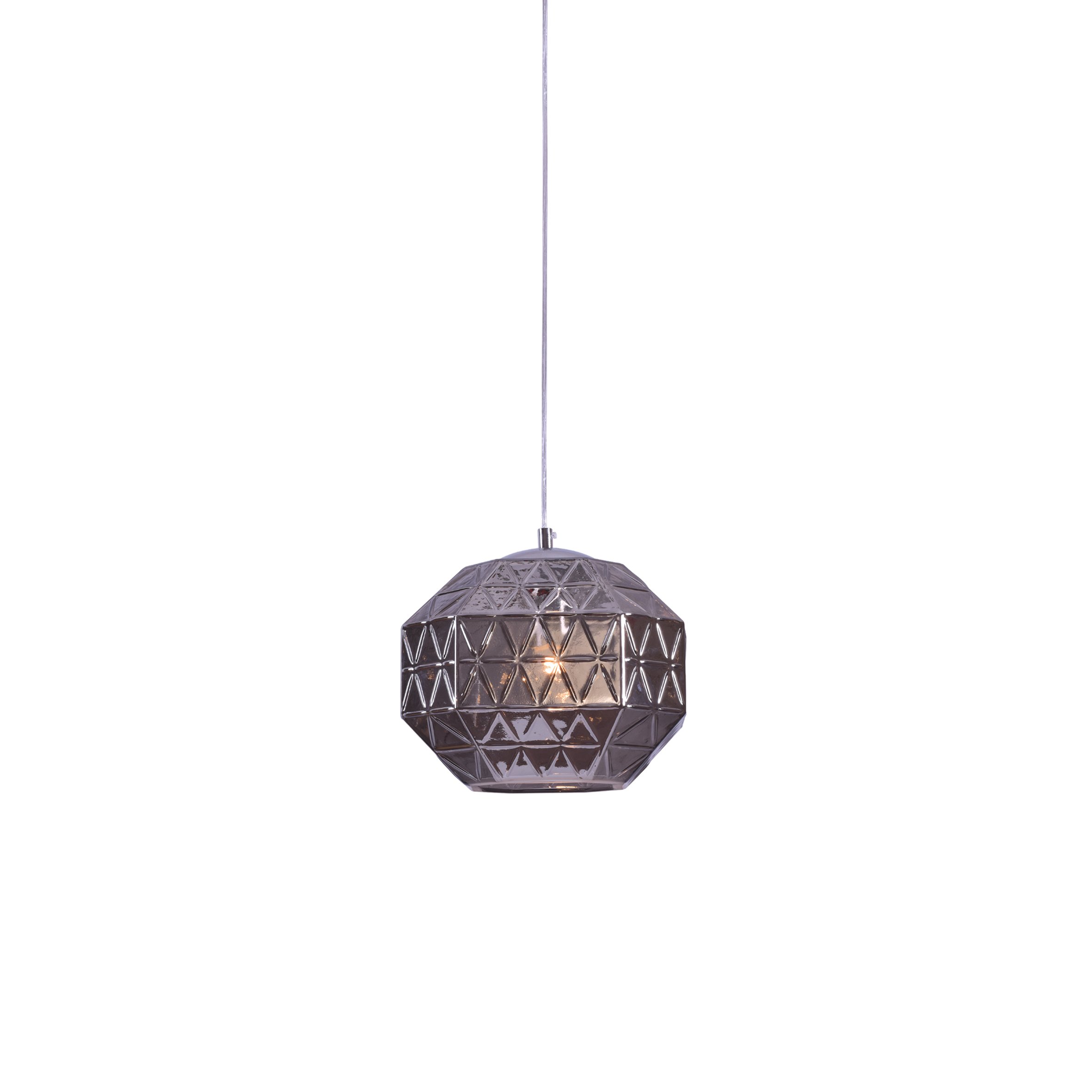 77-3747 SE4288-01CL MATILDE PENDANT SMOKE GLASS E4 - Image 1