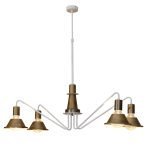 HL-3521-4 EMILY OLD BRONZE & WHITE PENDANT