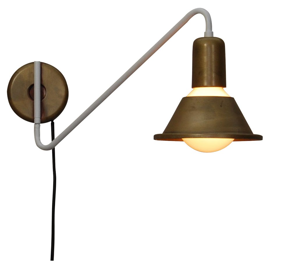 77-3769 HL-3521-1 EMILY OLD COPPER & BLACK WALL LAMP - Image 1