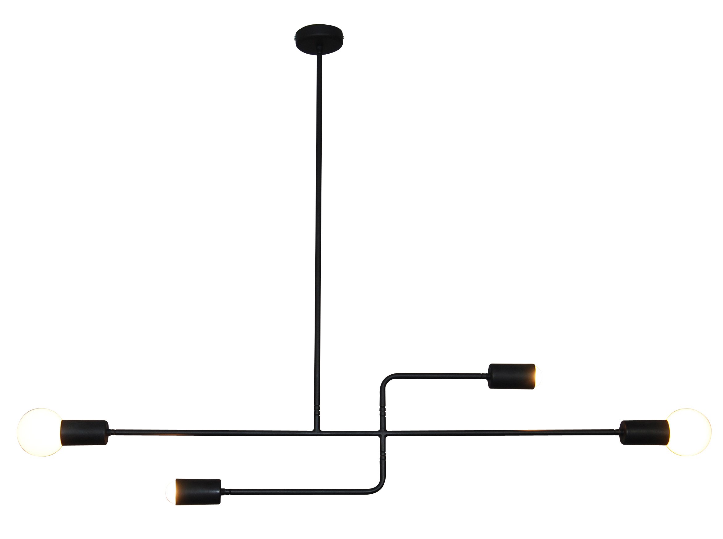 77-3809A77-3810 HL-3525-4 RODNEY WHITE PENDANT - Image 1