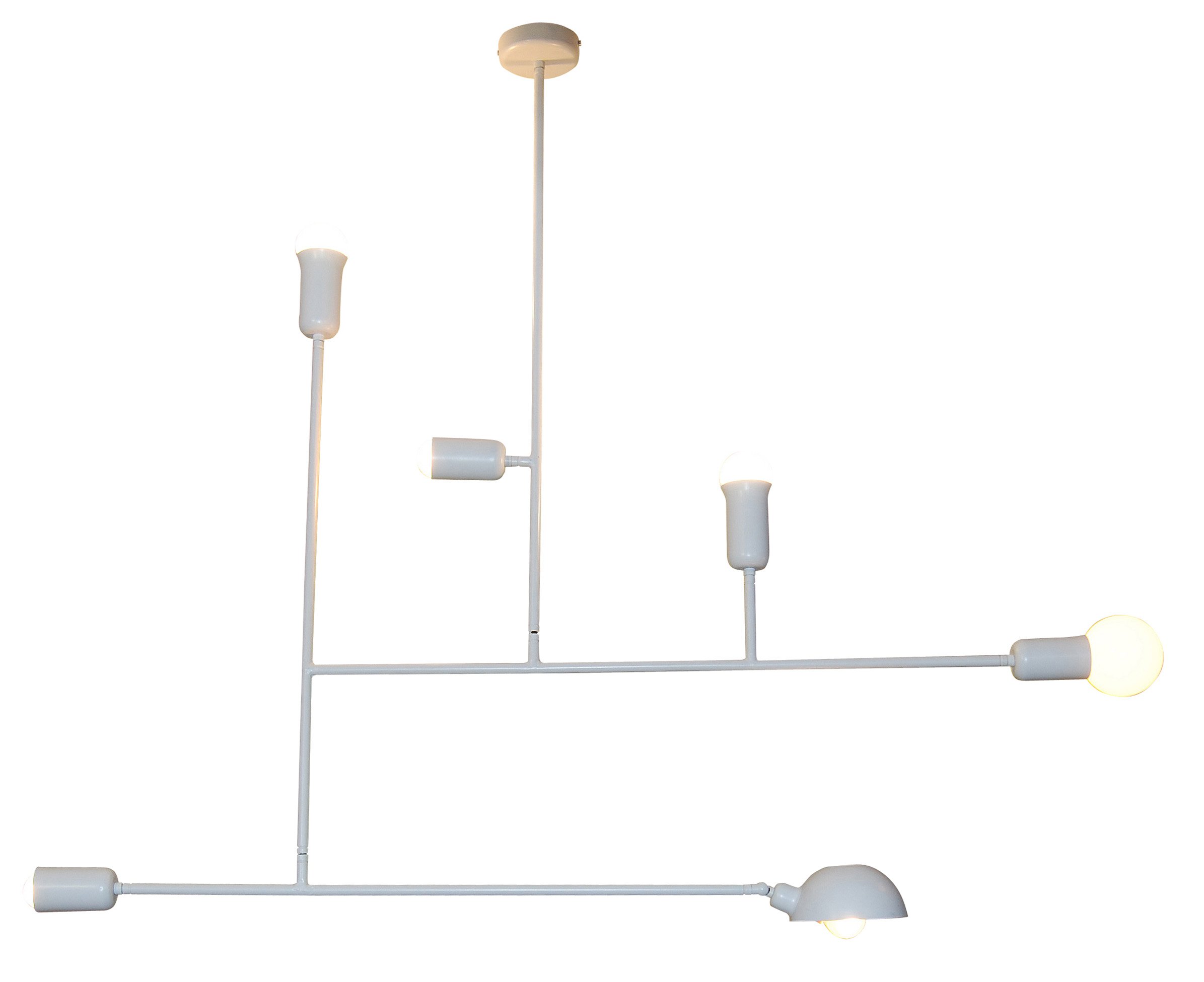 77-3813 HL-3525-6 RODNEY WHITE PENDANT - Image 1