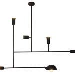 HL-3525-6 RODNEY BLACK PENDANT