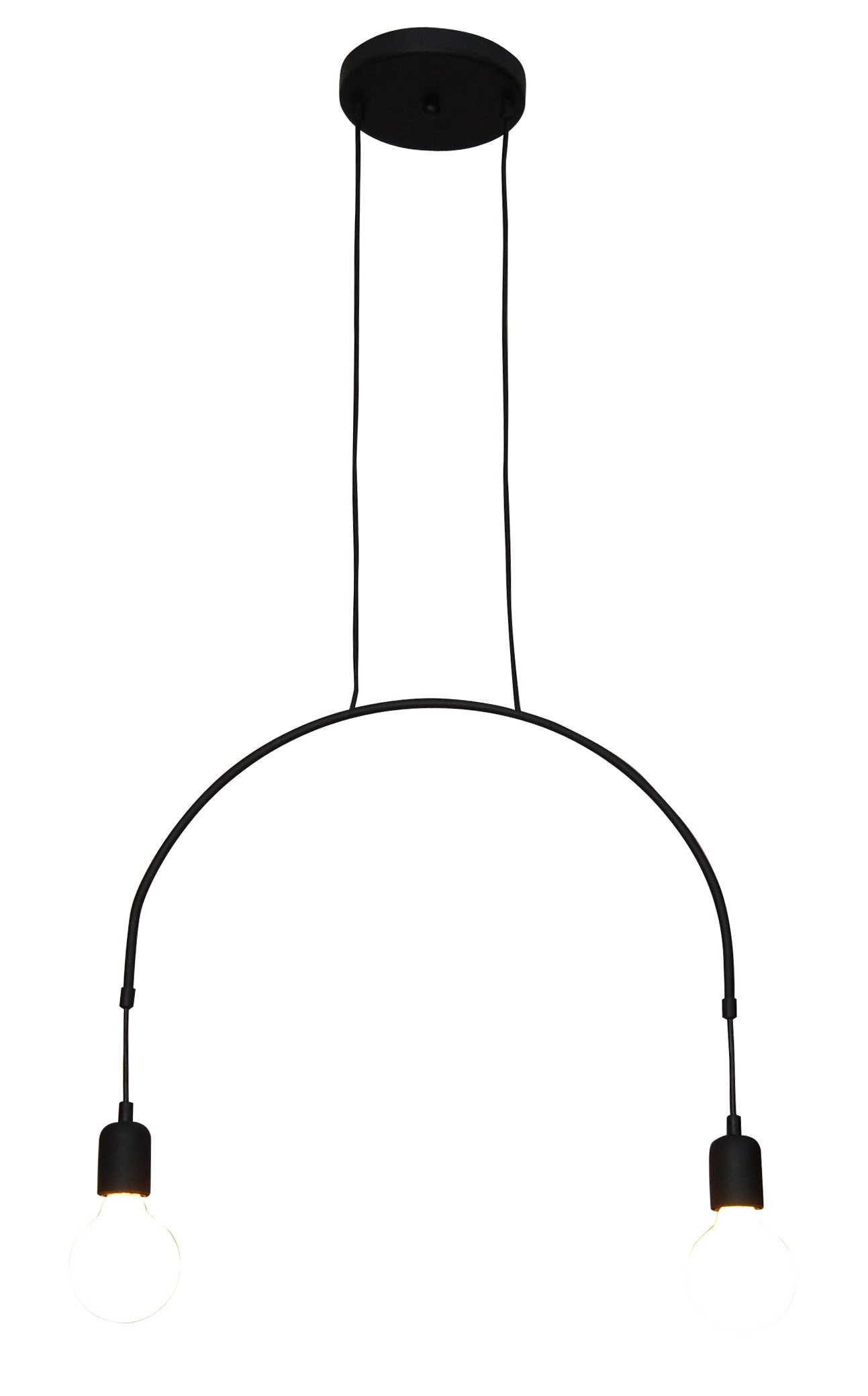 77-3821 HL-3527-2 EVERDINA BLACK PENDANT - Image 1