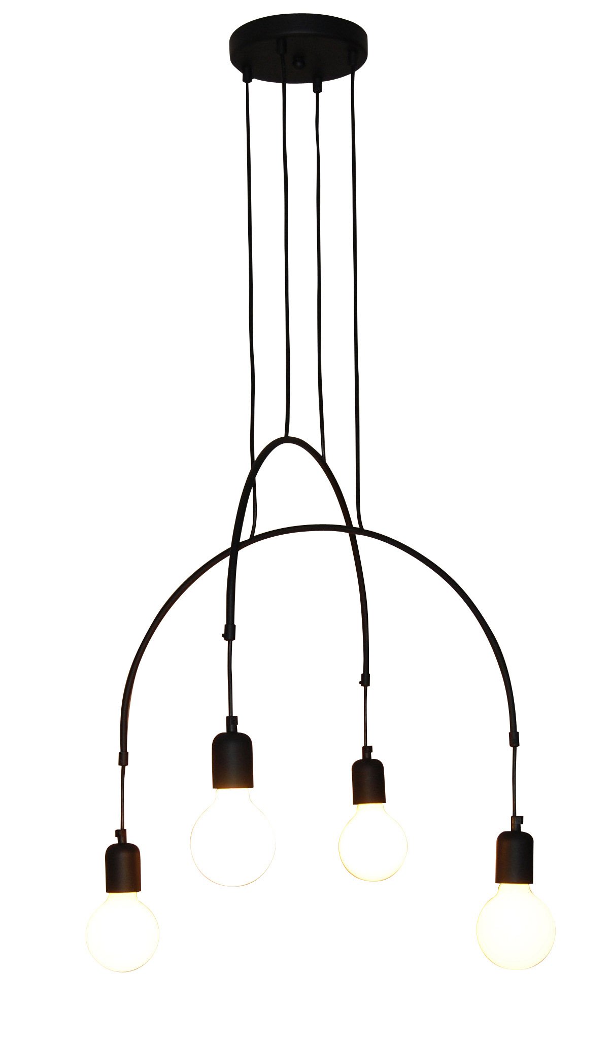 77-3822 HL-3527-4 EVERDINA BLACK PENDANT - Image 1