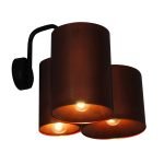 HL-3567-3PB BRODY OLD COPPER & BLACK WALL LAMP
