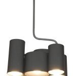 HL-3566-6P BRODY DARK GREY METALLIC PENDANT