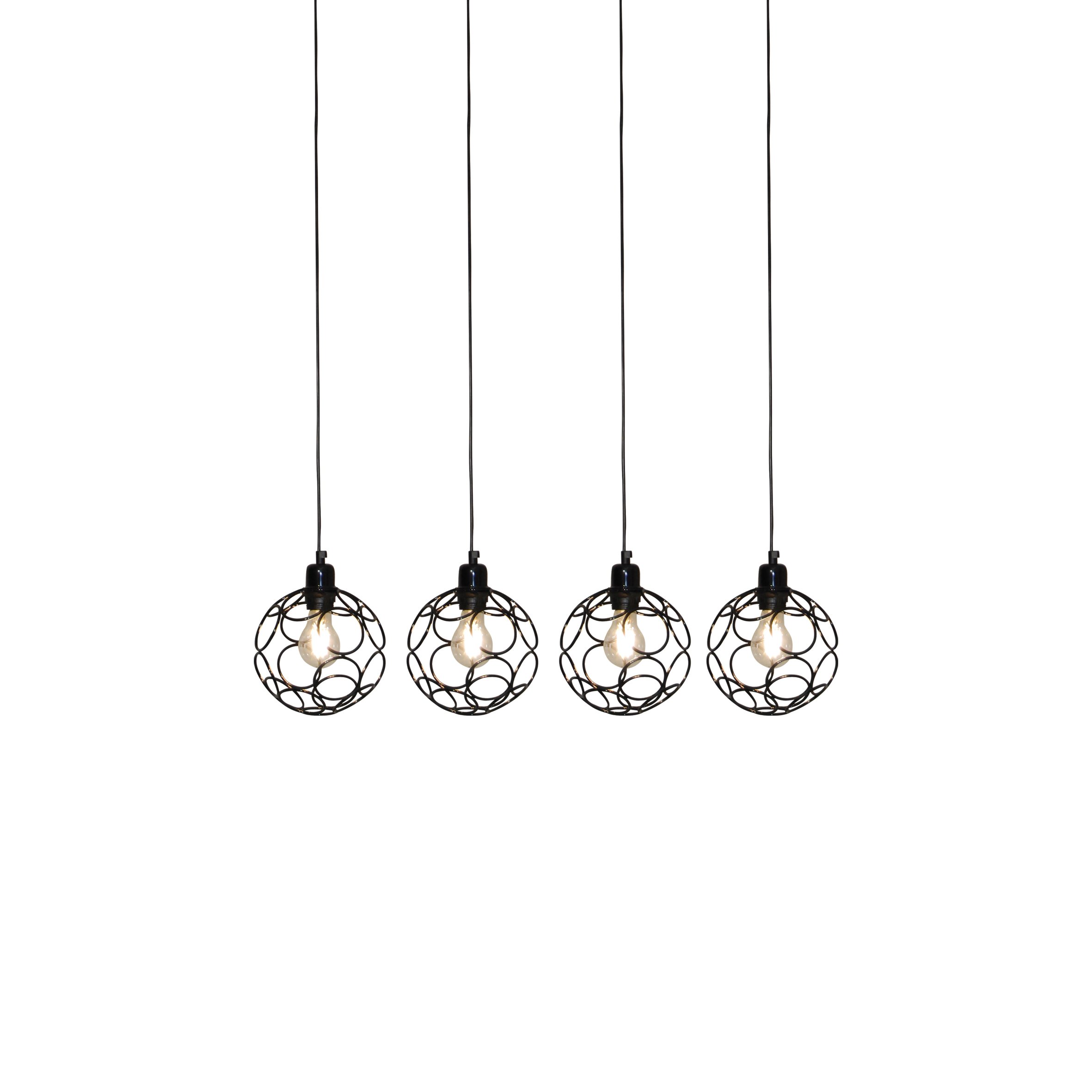 77-4071A77-4068 HL-3588-4 ALINE CHROME PENDANT - Image 1