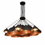 HL-3591-XXL CONALL WHITE & BRONZE PENDANT