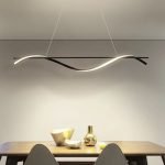 SE LED 100 ONDAS PENDANT BLACK 23W 3CCT 2 YEARS WARRANTY Α1