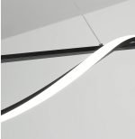 SE LED 100 ONDAS PENDANT BLACK 23W 3CCT 2 YEARS WARRANTY Α1 - Image 2