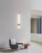 SE LED 62 REINA GOLD BRASS WALL LAMP 10W 3000k 2 YEARS WARRANTY Ζ2 - Image 2