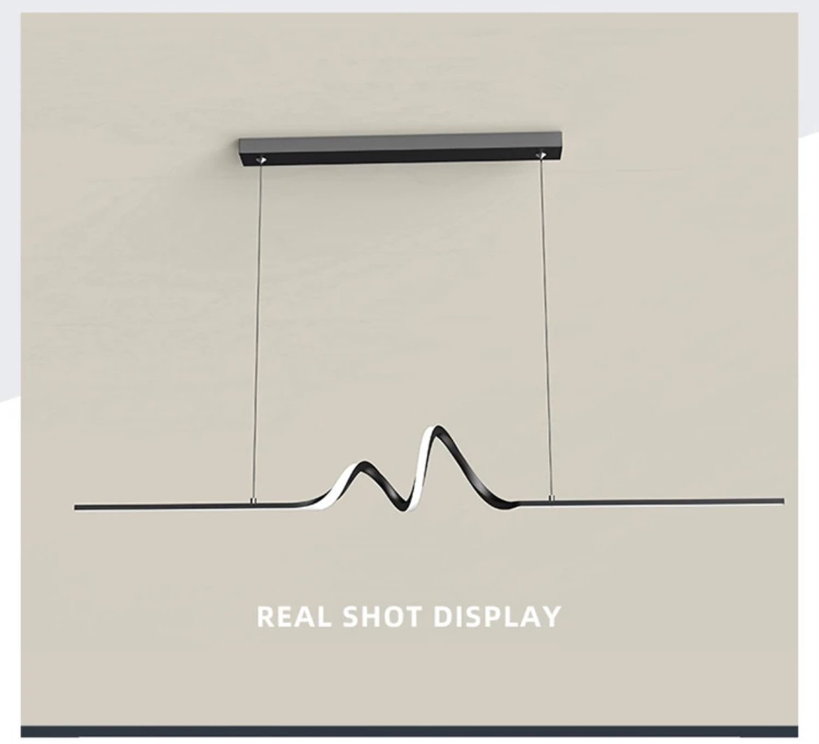 77-50456 SE LED 100 PALMS PENDANT BLACK 19W 3CCT 2 YEARS WARRANTY Α1 - Image 1